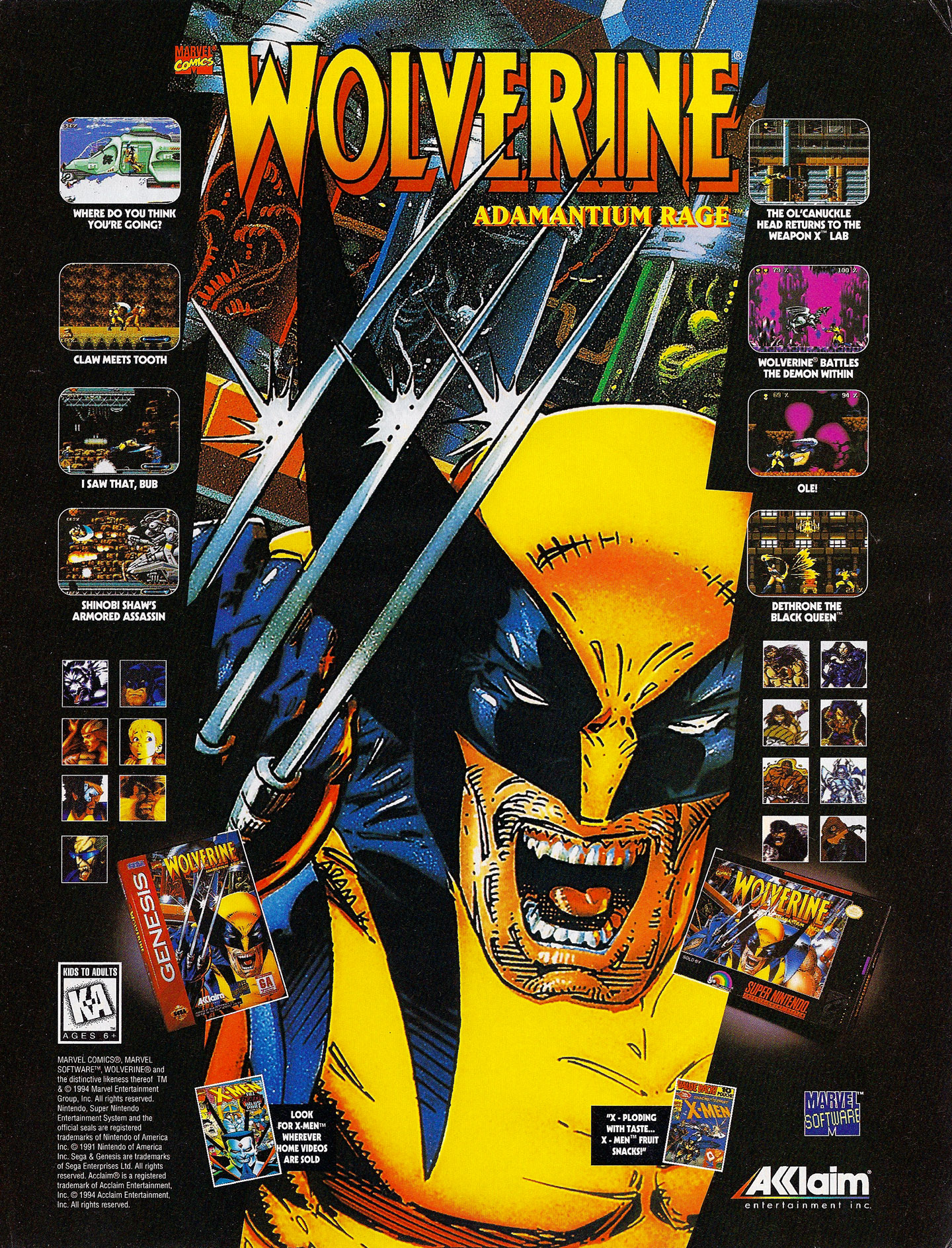 Wolverine-Adamantium-Rage