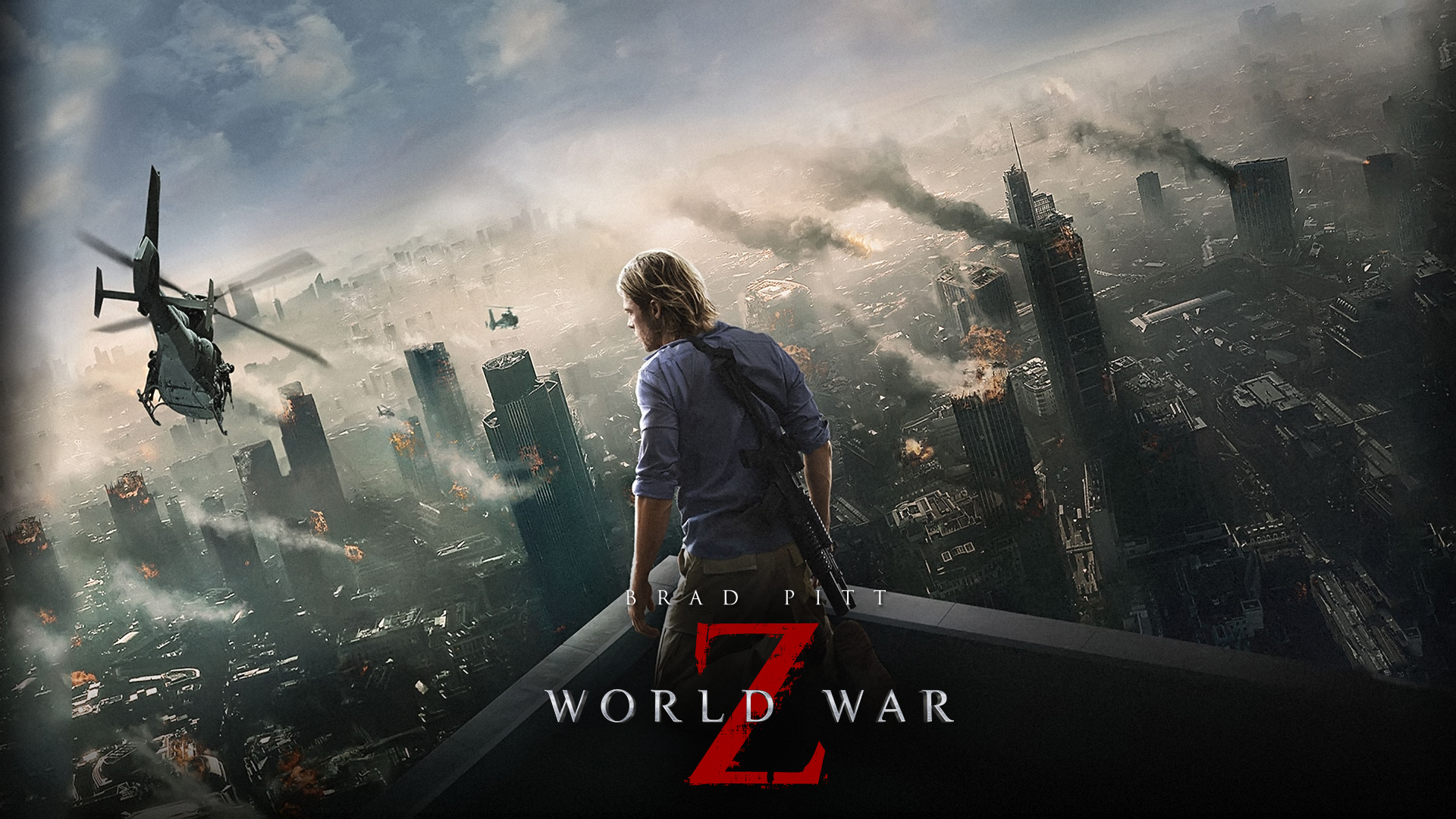 world war z movie poster helicopter